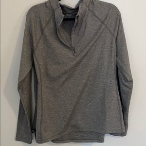 Dri fit zip.